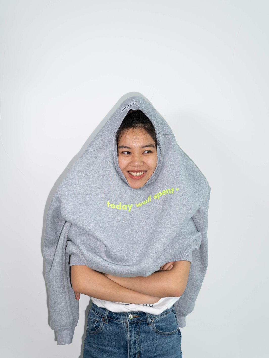 Today Well Spent Unisex Crewneck Pullover - ONE SIZE